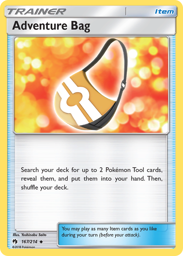 Adventure Bag (167/214) [Sun & Moon: Lost Thunder] | Good Games Cannington