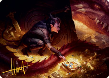 Hoard Robber Art Card (Gold-Stamped Signature) [Dungeons & Dragons: Adventures in the Forgotten Realms Art Series] | Good Games Cannington