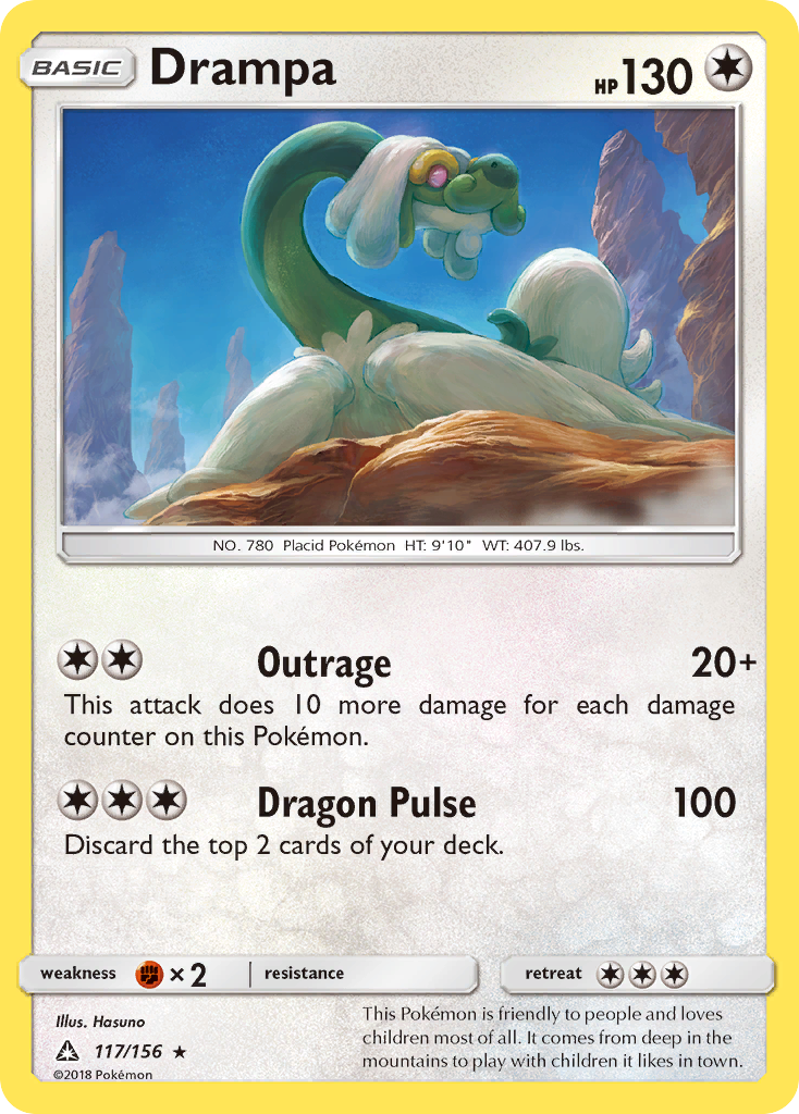 Drampa (117/156) [Sun & Moon: Ultra Prism] | Good Games Cannington