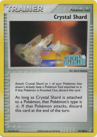 Crystal Shard (76/100) (Stamped) [EX: Crystal Guardians] | Good Games Cannington