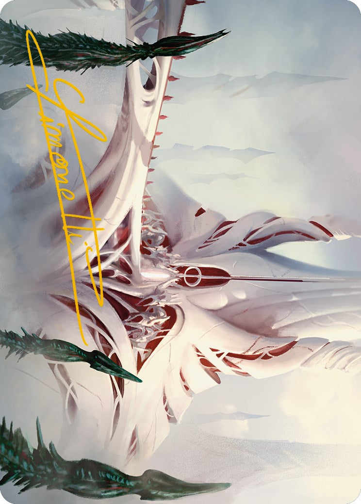 The Fair Basilica Art Card (Gold-Stamped Signature) [Phyrexia: All Will Be One Art Series] | Good Games Cannington