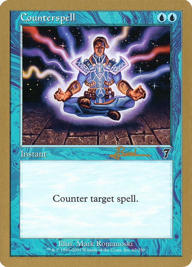 Counterspell (Antoine Ruel) (7ED) [World Championship Decks 2001] | Good Games Cannington