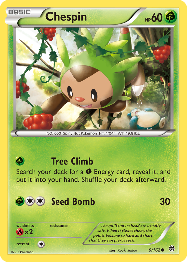 Chespin (9/162) [XY: BREAKthrough] | Good Games Cannington