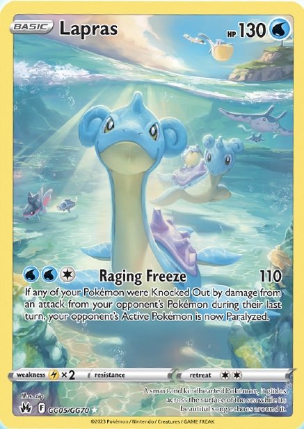 Lapras (GG05/GG70) [Sword & Shield: Crown Zenith] | Good Games Cannington