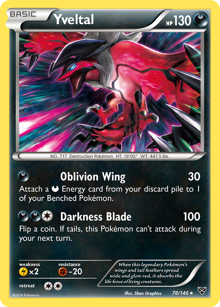 Yveltal (78/146) [XY: Base Set] | Good Games Cannington