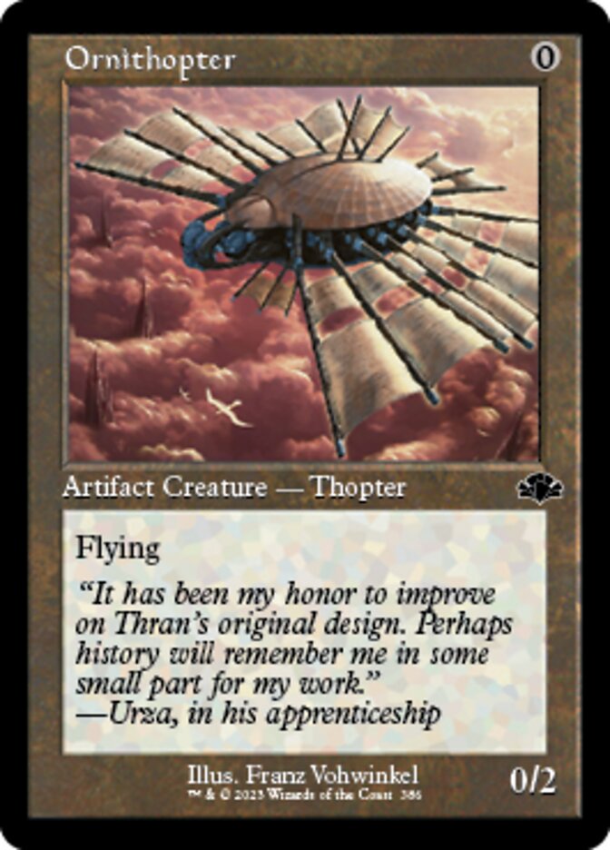 Ornithopter (Retro) [Dominaria Remastered] | Good Games Cannington