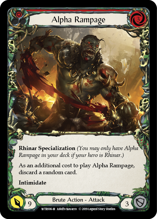 Alpha Rampage [WTR006-M] Alpha Print Normal | Good Games Cannington