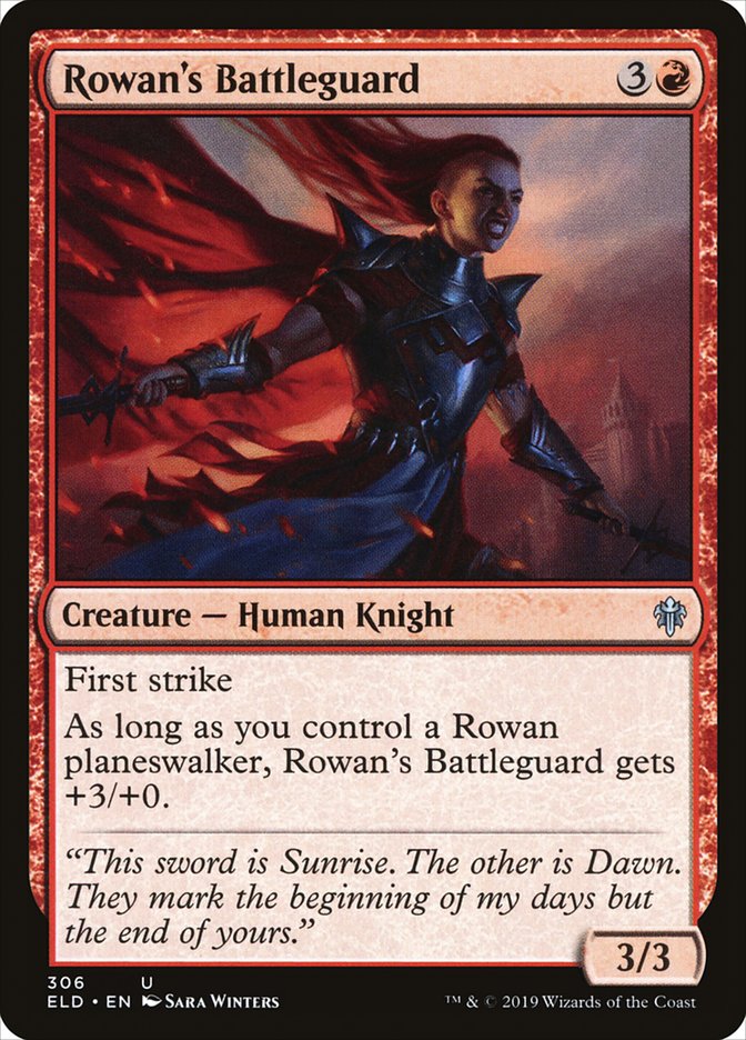 Rowan's Battleguard [Throne of Eldraine] | Good Games Cannington