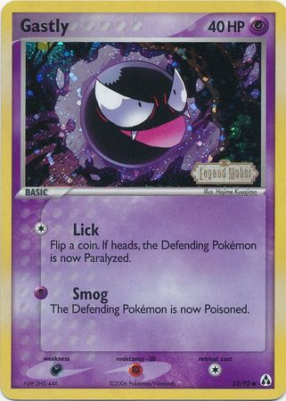 Gastly (52/92) (Stamped) [EX: Legend Maker] | Good Games Cannington
