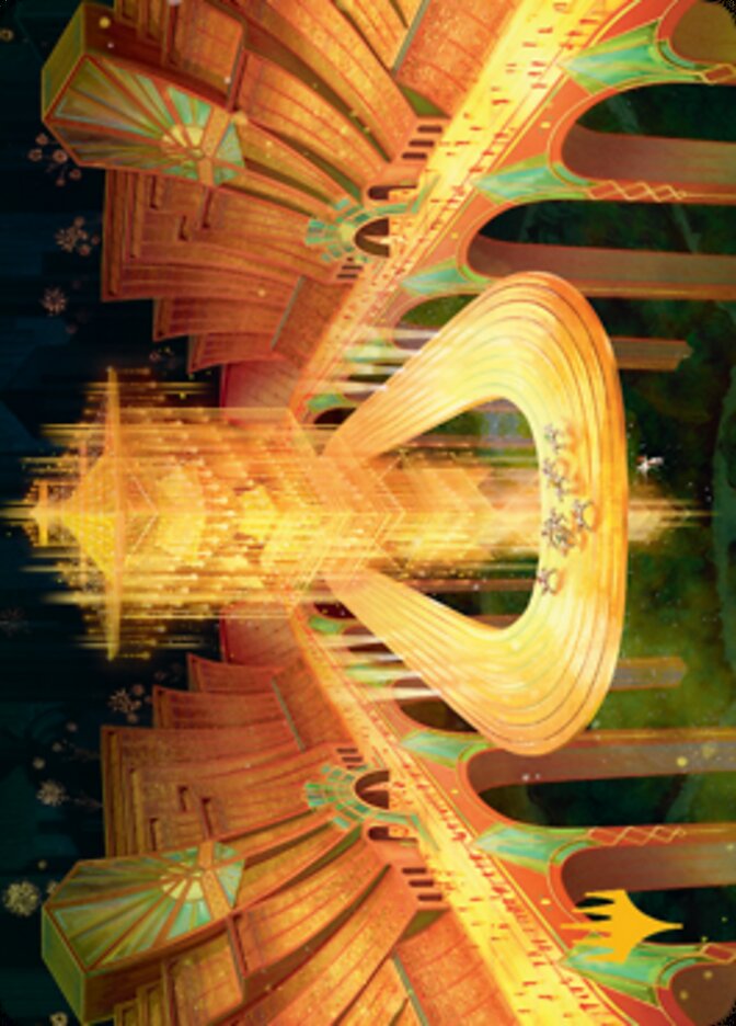 Racers' Ring Art Card (Gold-Stamped Signature) [Streets of New Capenna Art Series] | Good Games Cannington
