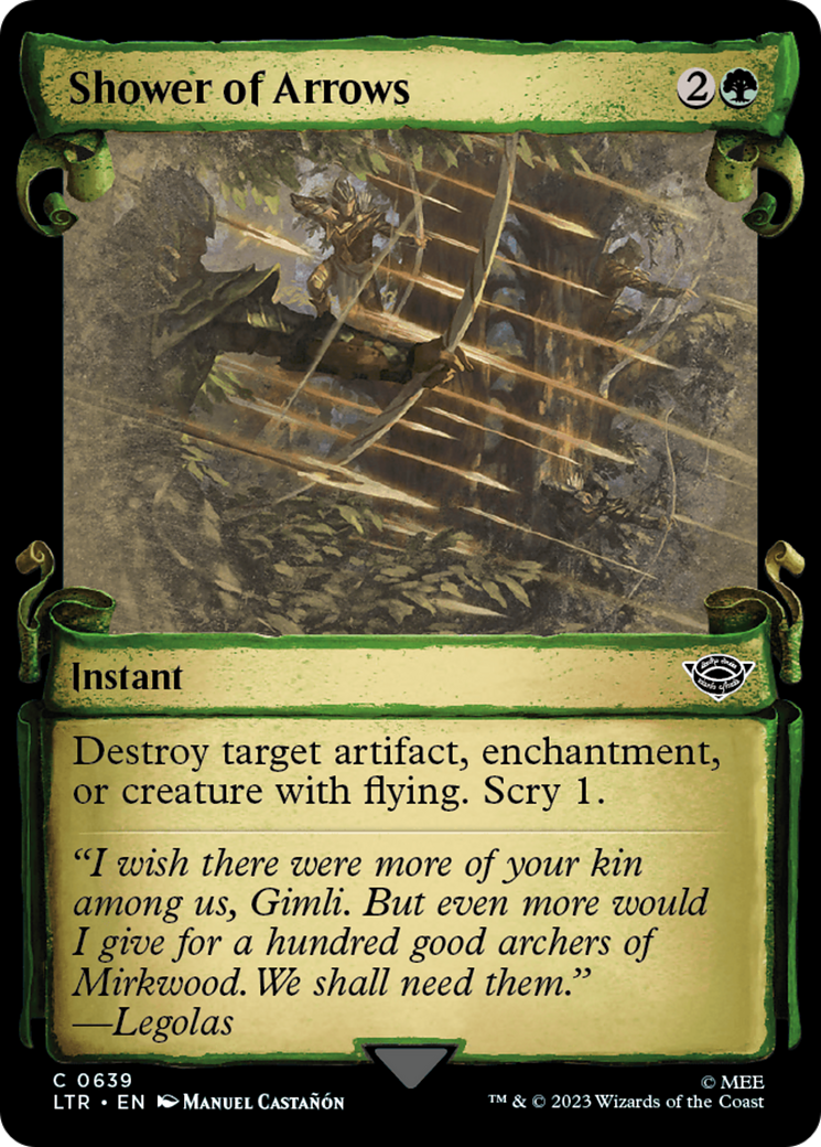 Shower of Arrows [The Lord of the Rings: Tales of Middle-Earth Showcase Scrolls] | Good Games Cannington