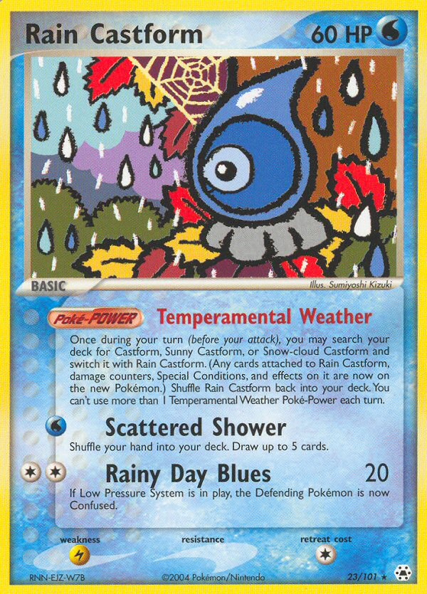 Rain Castform (23/101) [EX: Hidden Legends] | Good Games Cannington