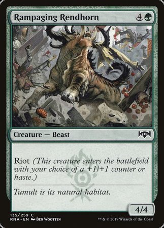 Rampaging Rendhorn [Ravnica Allegiance] | Good Games Cannington