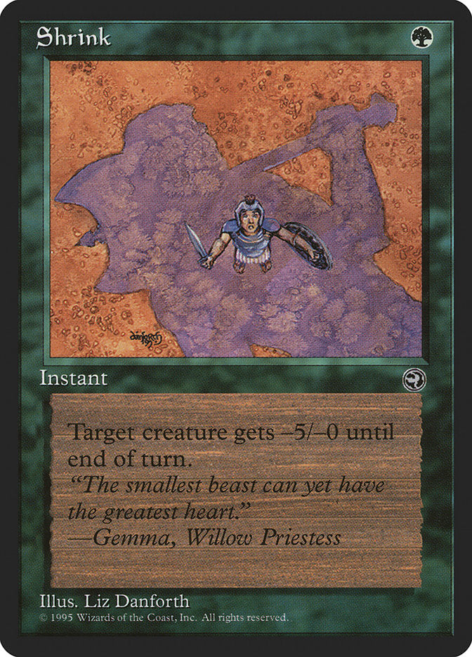 Shrink (Gemma Flavor Text) [Homelands] | Good Games Cannington