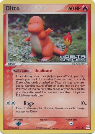 Ditto (37/113) (Stamped) [EX: Delta Species] | Good Games Cannington