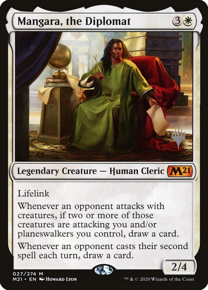 Mangara, the Diplomat (Promo Pack) [Core Set 2021 Promos] | Good Games Cannington