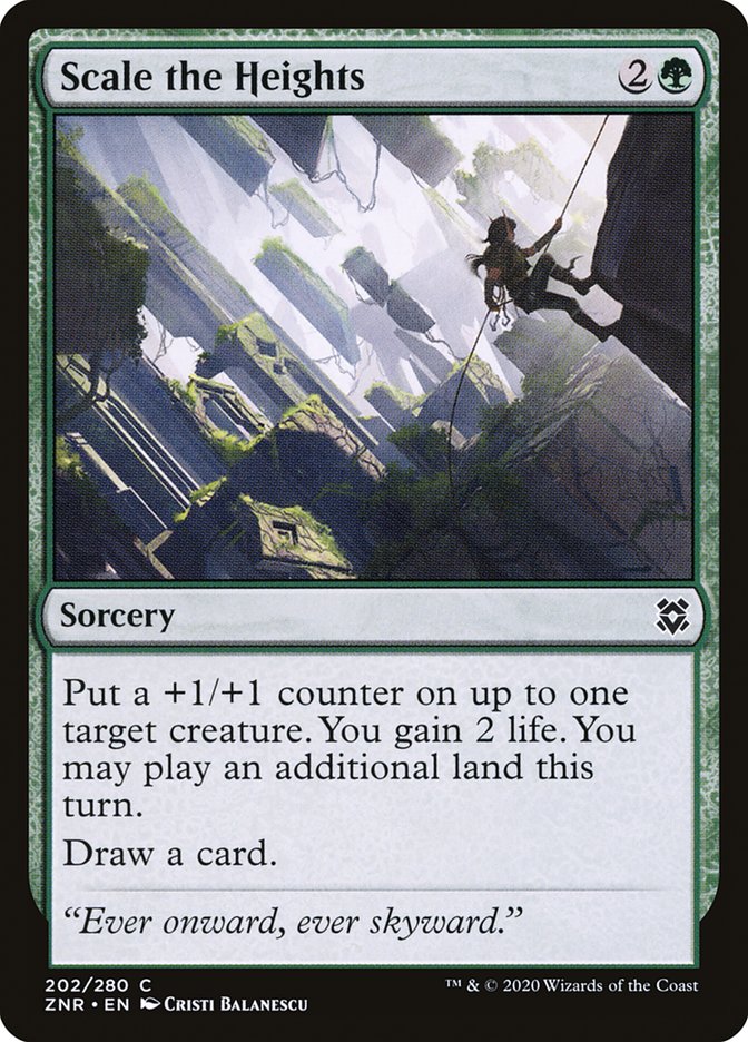 Scale the Heights [Zendikar Rising] | Good Games Cannington