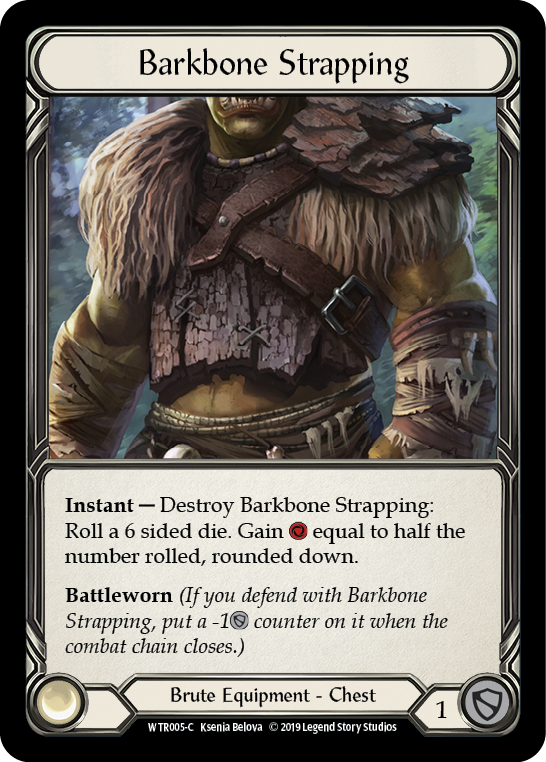 Barkbone Strapping [WTR005-C] Alpha Print Cold Foil | Good Games Cannington