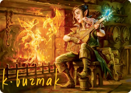 Wish Art Card (Gold-Stamped Signature) [Dungeons & Dragons: Adventures in the Forgotten Realms Art Series] | Good Games Cannington