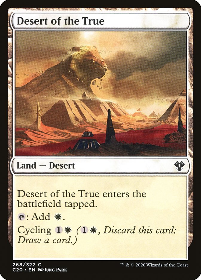 Desert of the True [Commander 2020] | Good Games Cannington