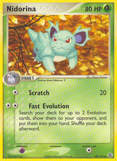 Nidorina (40/112) [EX: FireRed & LeafGreen] | Good Games Cannington