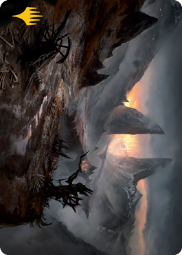 Haunted Ridge Art Card (Gold-Stamped Signature) [Innistrad: Midnight Hunt Art Series] | Good Games Cannington