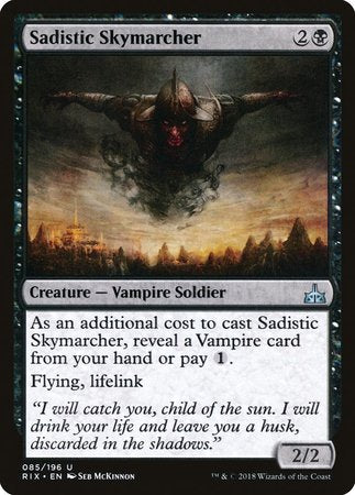 Sadistic Skymarcher [Rivals of Ixalan] | Good Games Cannington