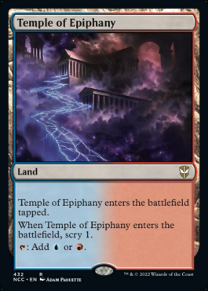 Temple of Epiphany [Streets of New Capenna Commander] | Good Games Cannington