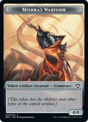 Mishra's Warform // Inkling Double-Sided Token [The Brothers' War Commander Tokens] | Good Games Cannington