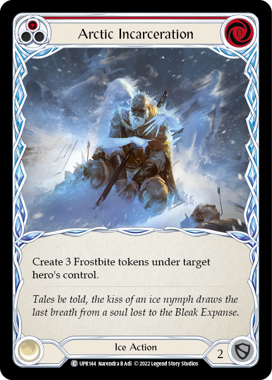 Arctic Incarceration (Red) [UPR144] (Uprising)  Rainbow Foil | Good Games Cannington