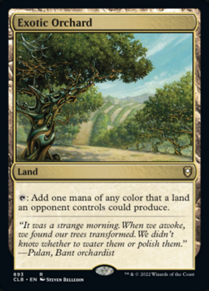 Exotic Orchard [Commander Legends: Battle for Baldur's Gate] | Good Games Cannington