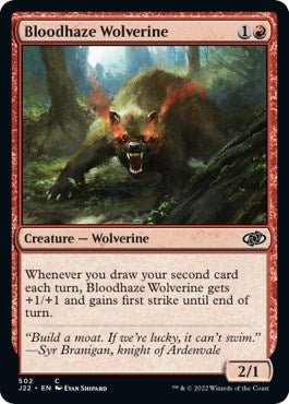 Bloodhaze Wolverine [Jumpstart 2022] | Good Games Cannington