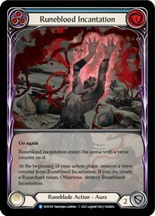 Runeblood Incantation (Blue) [EVR109] (Everfest)  1st Edition Extended Art Rainbow Foil | Good Games Cannington