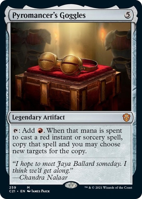Pyromancer's Goggles [Commander 2021] | Good Games Cannington