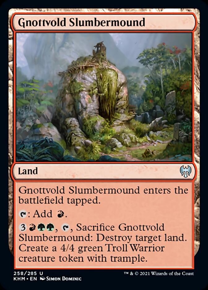 Gnottvold Slumbermound [Kaldheim] | Good Games Cannington
