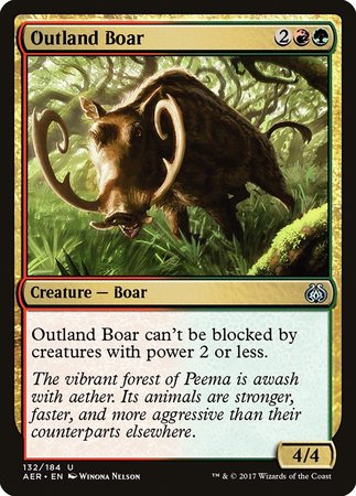 Outland Boar [Aether Revolt] | Good Games Cannington
