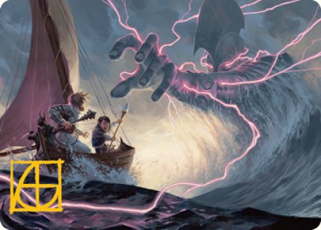 Hall of Storm Giants Art Card (Gold-Stamped Signature) [Dungeons & Dragons: Adventures in the Forgotten Realms Art Series] | Good Games Cannington