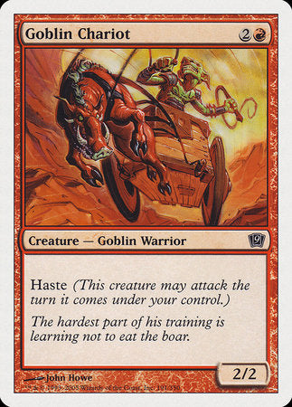 Goblin Chariot [Ninth Edition] | Good Games Cannington