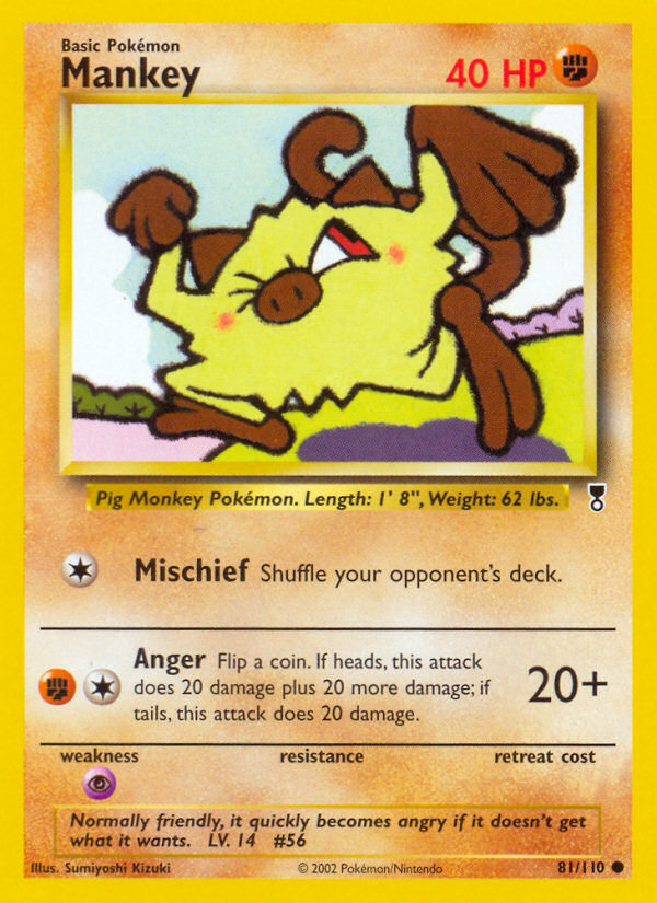 Mankey (81/110) [Legendary Collection] | Good Games Cannington