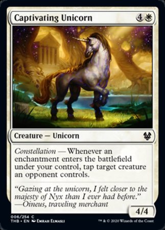 Captivating Unicorn [Theros Beyond Death] | Good Games Cannington