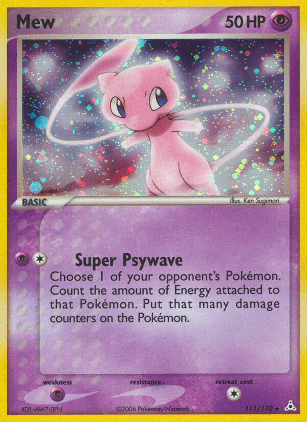 Mew (111/110) [EX: Holon Phantoms] | Good Games Cannington