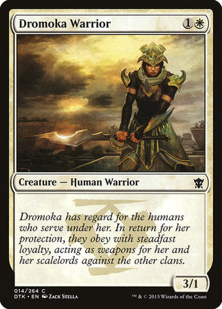Dromoka Warrior [Dragons of Tarkir] | Good Games Cannington