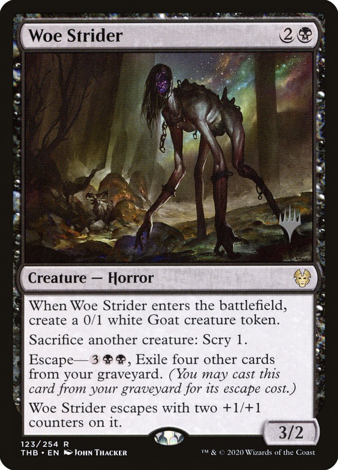 Woe Strider (Promo Pack) [Theros Beyond Death Promos] | Good Games Cannington