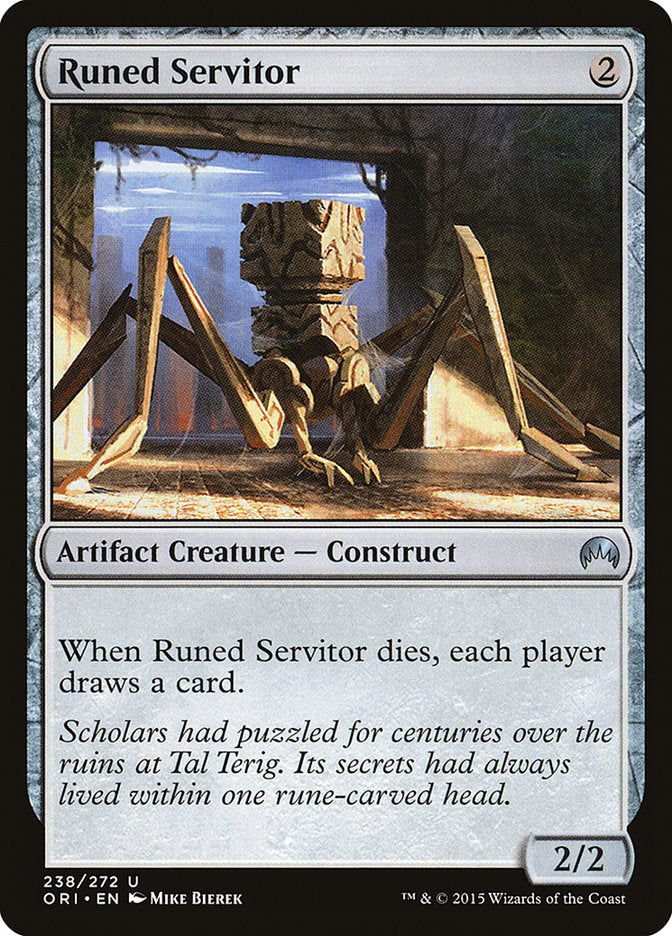 Runed Servitor [Magic Origins] | Good Games Cannington