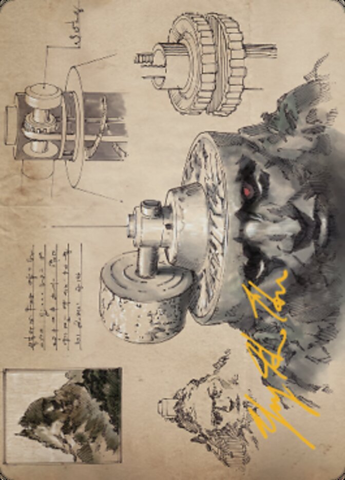 Millstone Art Card (Gold-Stamped Signature) [The Brothers' War Art Series] | Good Games Cannington