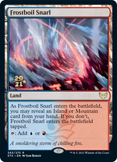 Frostboil Snarl [Strixhaven: School of Mages Prerelease Promos] | Good Games Cannington