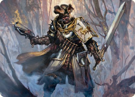 Brutal Cathar Art Card [Innistrad: Midnight Hunt Art Series] | Good Games Cannington