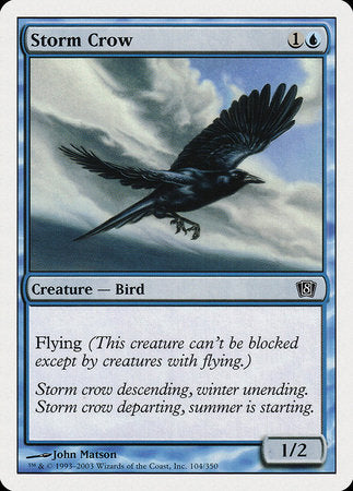 Storm Crow [Eighth Edition] | Good Games Cannington