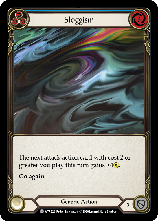 Sloggism (Blue) [U-WTR223] (Welcome to Rathe Unlimited)  Unlimited Rainbow Foil | Good Games Cannington