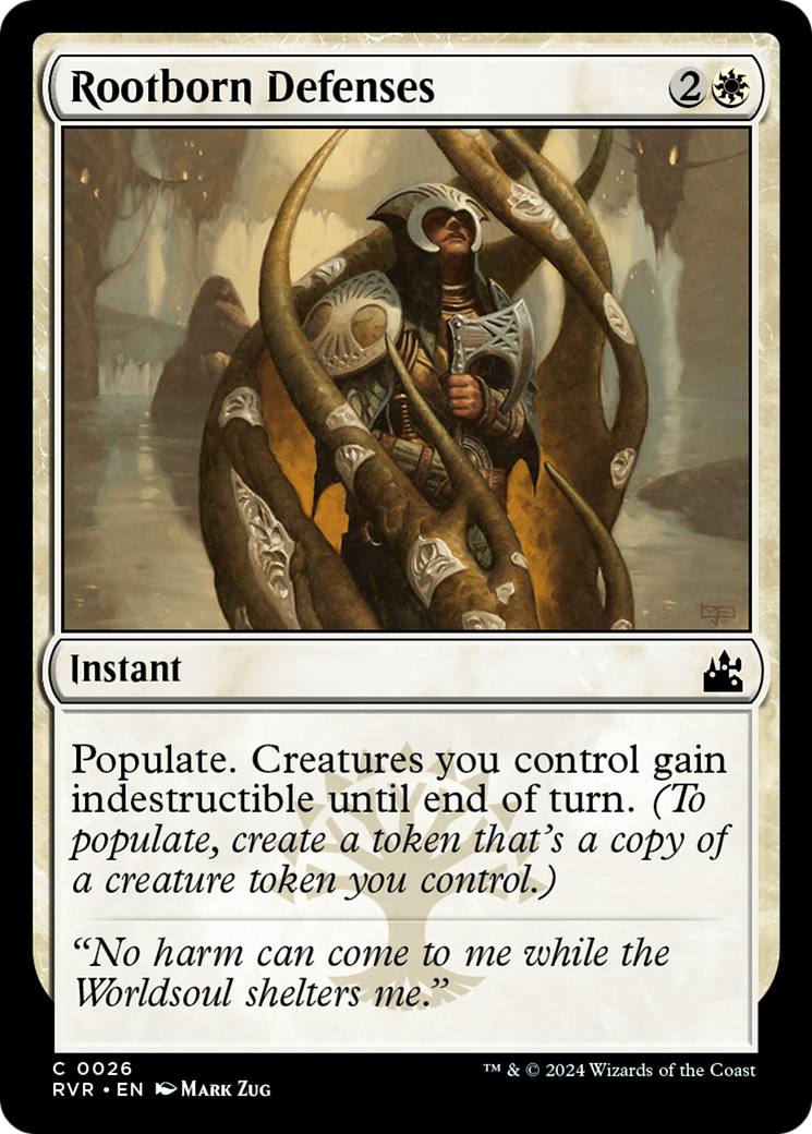 Rootborn Defenses [Ravnica Remastered] | Good Games Cannington
